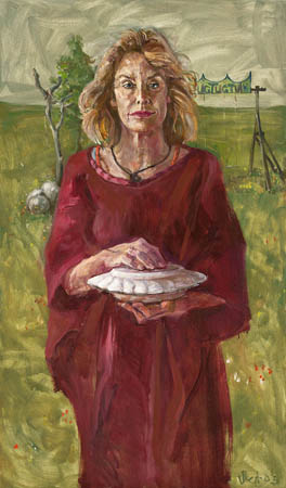 Margrid van der Linden, olieverf op linnen, 110 x 65 cm, 2003<br>Fotografie: Amsterdams Historisch Museum, Monique Vermeulen